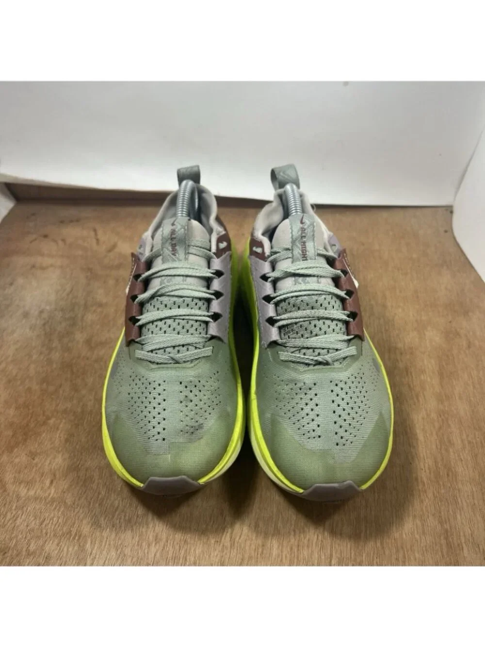 Nike ZoomX Zegama Trail 2 Women Size 8.5 Shoe Jade Horizon/Sail-Cyber FD5191-300